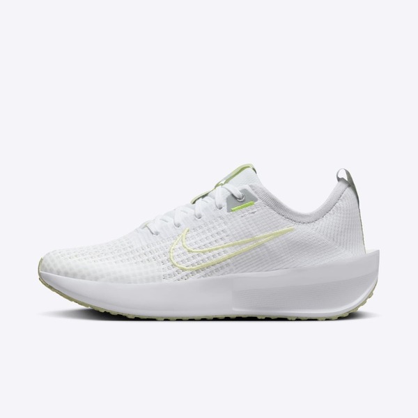 Nike W Interact Run [FD2292-103] 女 慢跑鞋 運動 透氣 回彈 緩震 舒適 白 萊姆綠