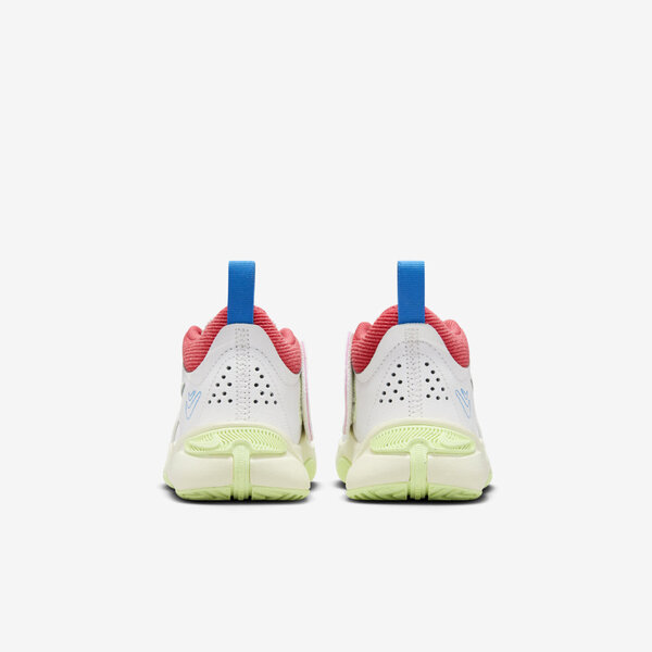 Nike Team Hustle D 11 LIL PS [FJ1393-100] 中童 籃球鞋 運動 魔鬼氈 白綠