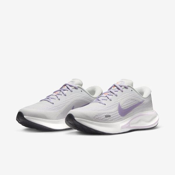 Nike W Journey Run [FJ7765-100] 女 慢跑鞋 運動 路跑 緩震 穩固 舒適 灰白 紫