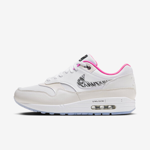 Nike Air Max 1 ホワイト/ネイビー/ピンク Amazon.com | Nike Air Max 1 Big Kids' Shoes (FZ3559-100