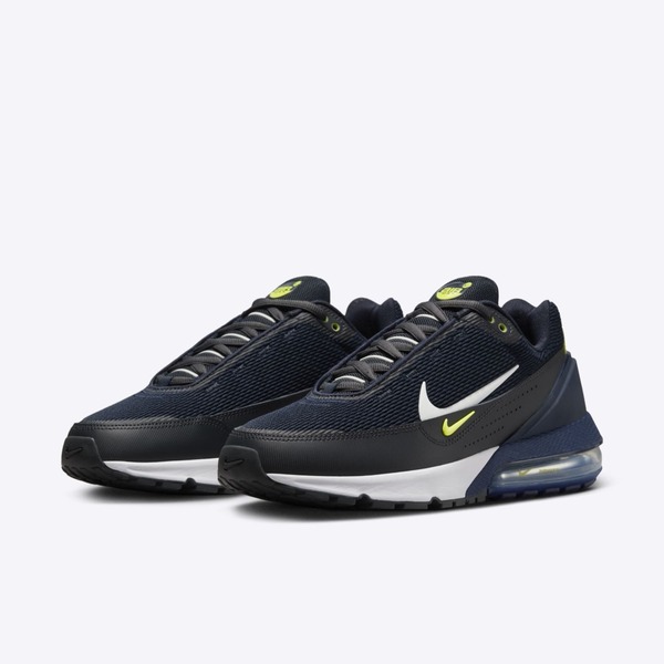 Nike Air Max Pulse [FQ4156-400] 男 休閒鞋 運動 慢跑 氣墊 緩震 小勾 深藍 螢光黃