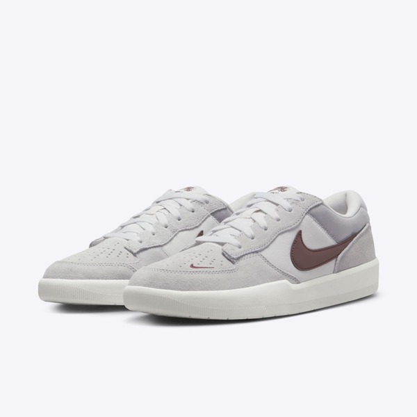 Nike SB Force 58 [FQ7637-001] 男 滑板鞋 運動 休閒 麂皮 舒適 穿搭 灰 暗紅