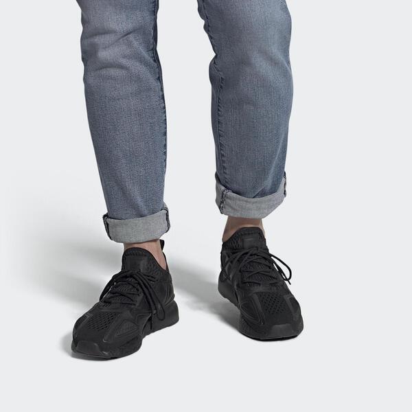 博客來-Adidas Zx 2k Boost [FV9993] 男鞋運動休閒慢跑經典舒適透氣潮流穿搭愛迪達黑