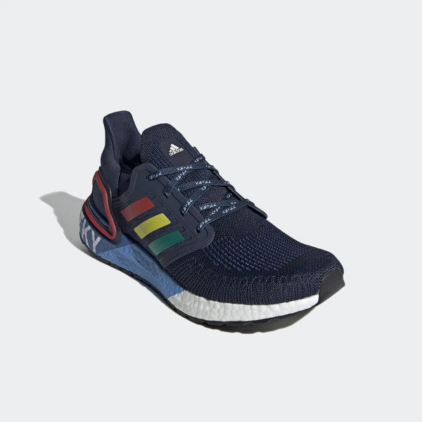 Adidas Ultraboost 20 City Pack Hype [FX7811] 男女 運動 慢跑 愛迪達 黑彩 23cm 深藍/紅