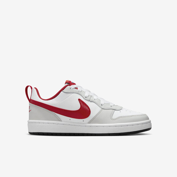 Nike Court Borough Low 2 GS [FZ5525-161] 大童 休閒鞋 運動 皮革 穿搭 白 紅