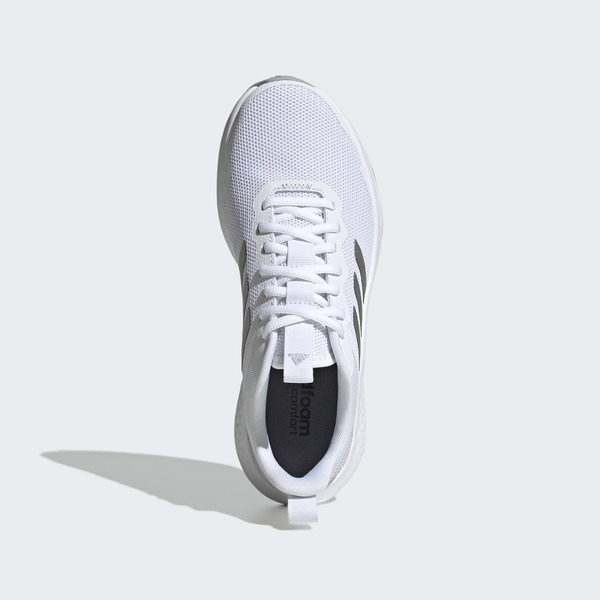Adidas Fluidstreet [G58104] 女 慢跑鞋 運動 休閒 輕量 避震 舒適 支撐 愛迪達 白銀