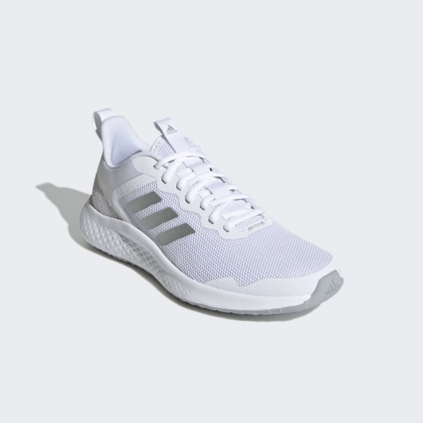 Adidas Fluidstreet [G58104] 女 慢跑鞋 運動 休閒 輕量 避震 舒適 支撐 愛迪達 白銀