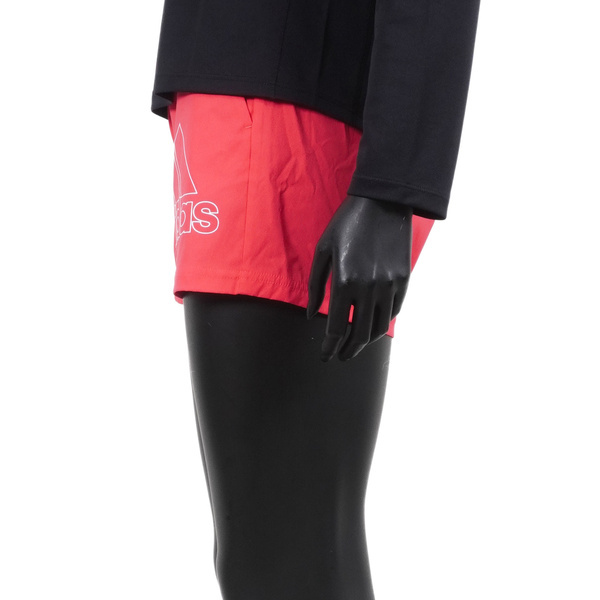 Adidas Shorts BOS [GJ9026] 女 短褲 運動 訓練 健身 休閒 短版 舒適  粉紅