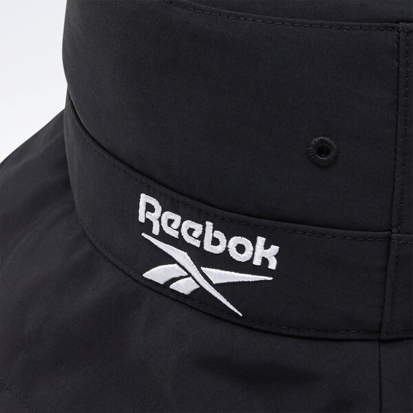 Reebok Cl Fo Bucket Hat [GM5866] 男女 漁夫帽 運動 休閒 遮陽 防曬 黑