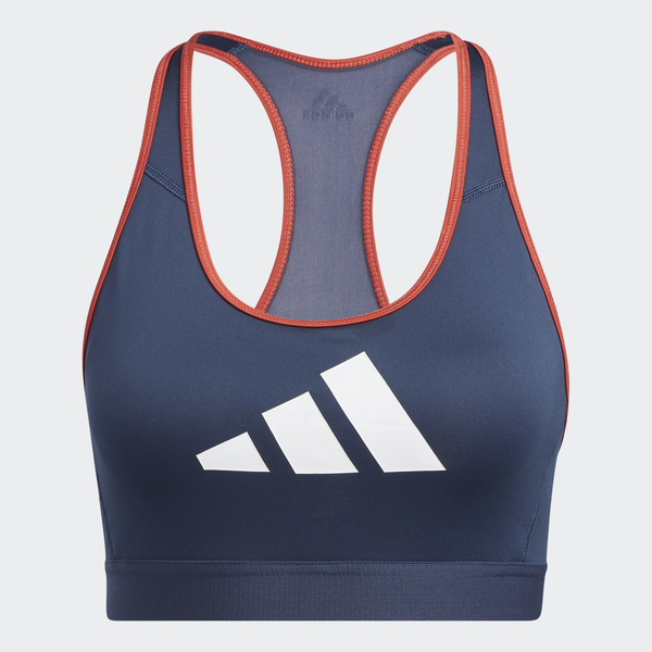 Adidas Drst 3 Bar Bra [GM6180] 女 運動內衣 訓練 健身 重訓 亞洲版 中度支撐 藍橘