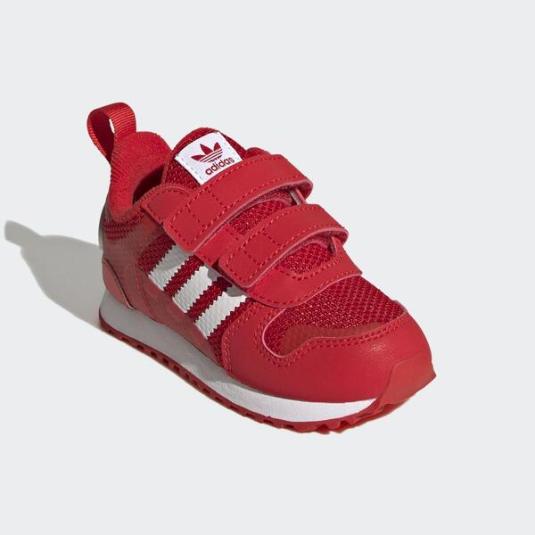 Adidas ZX 700 HD CF I [GV8872] 小童 休閒鞋 運動 經典 復古 舒適 魔鬼氈 穿搭 紅白