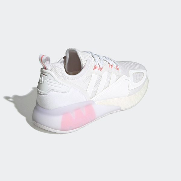 Adidas 休閒鞋ZX 22 Boost 女鞋米色麂皮復古三葉草愛迪達GY6697