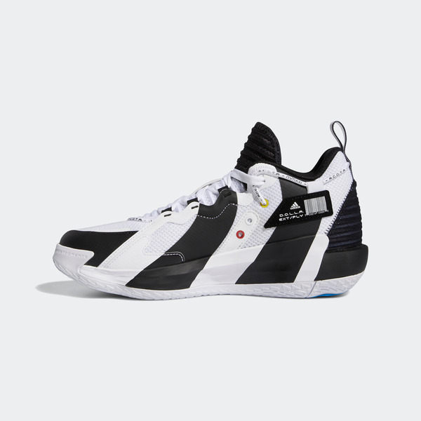 Adidas Dame 7 Extply GCA [GW2804] 男 籃球鞋 里拉德 運動 包覆 緩震 支撐 白黑