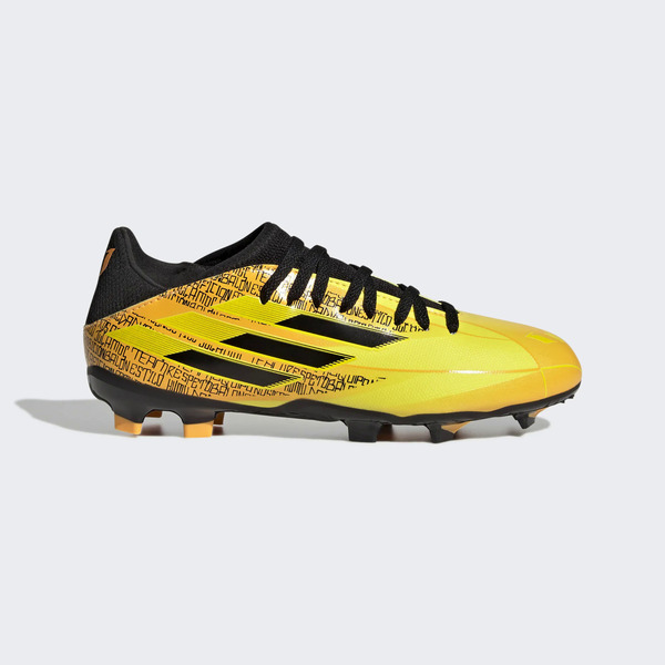 Adidas X Speedflow Messi.3 FG J [GW7420] 大童 足球鞋 運動 戶外 塑膠釘 黃黑