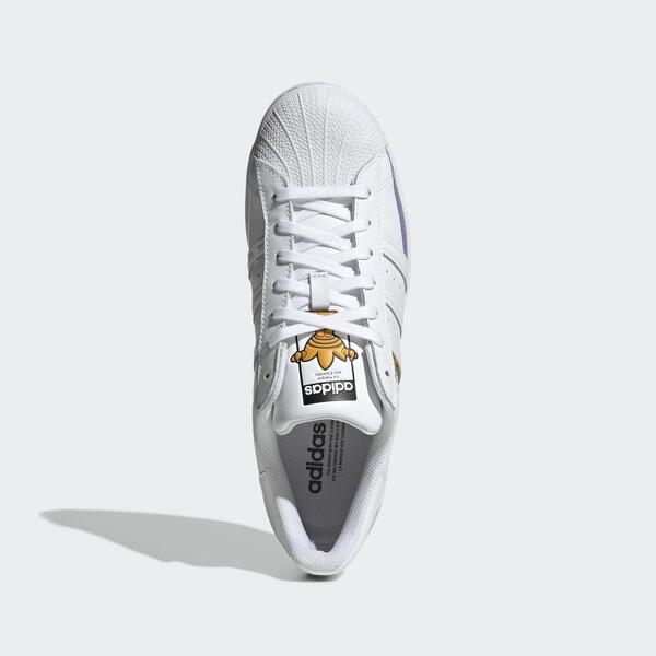Adidas Superstar [GX2179] 男女 休閒鞋 經典 Originals 三葉草 舒適 穿搭 白紫黃