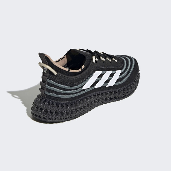 Adidas 4DFWD X Parley [GX6313] 男 慢跑鞋 運動 4D中底 襪套式 避震 聯名款 黑 白