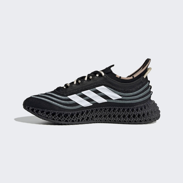 Adidas 4DFWD X Parley [GX6313] 男 慢跑鞋 運動 4D中底 襪套式 避震 聯名款 黑 白