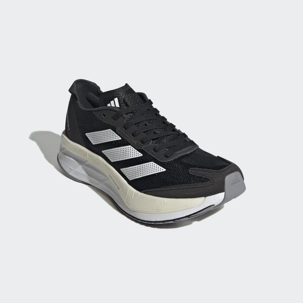 Adidas Adizero Boston 11 W [GX6657] 女 慢跑鞋 運動 訓練 路跑 緩衝 馬牌底 黑白