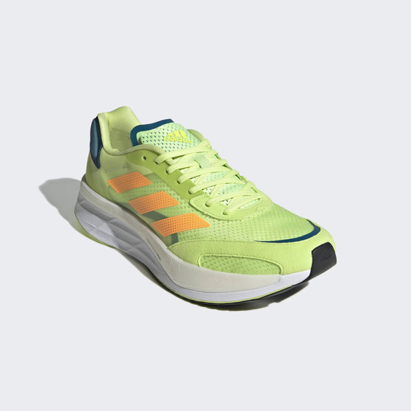 Adidas Adizero Boston 10 M [GY0927] 男 慢跑鞋 運動 比賽 路跑 碳板鞋 避震 黃綠