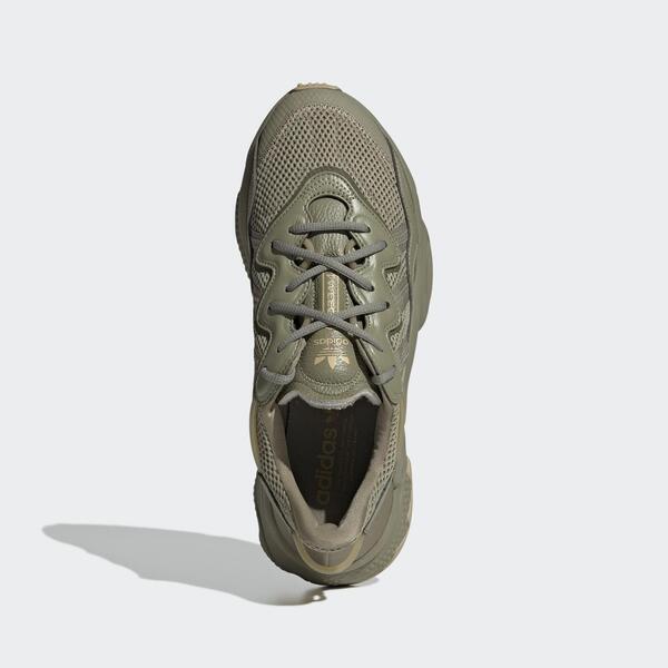 åå®¢ä¾-Adidas Ozweego [GY3157] ç·é éå ä¼é ç¶å¸ èé© éæ°£ è²¼å ç©¿æ­ ç·©é æè¿ªé æ©æ¬ç¶  27cm ç¶ /ç±³