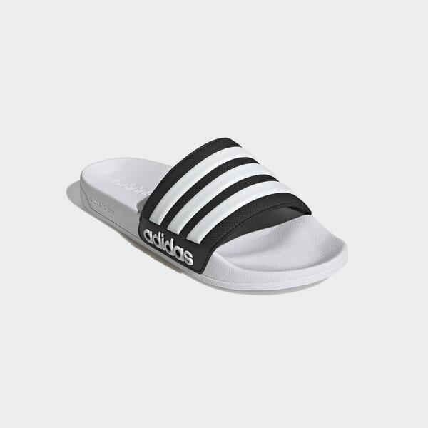 Adidas Adilette Shower [GZ3773] 男女 涼拖鞋 運動 休閒 輕便 夏日 海灘 泳池 白 黑