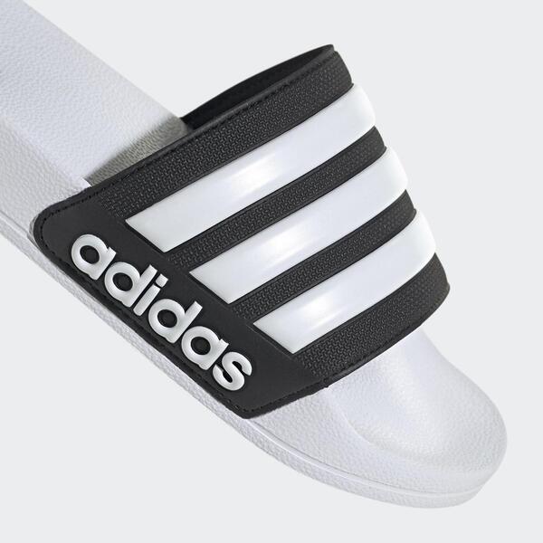 Adidas Adilette Shower [GZ3773] 男女 涼拖鞋 運動 休閒 輕便 夏日 海灘 泳池 白 黑