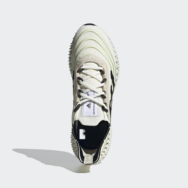 Adidas 4DFWD X Parley [GZ8625] 男 慢跑鞋 運動 專業 路跑 4D中底 襪套式 米 黑
