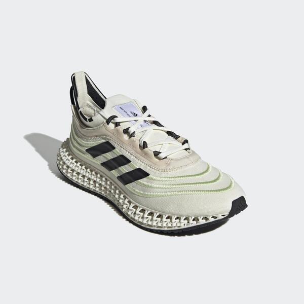 Adidas 4DFWD X Parley [GZ8625] 男 慢跑鞋 運動 專業 路跑 4D中底 襪套式 米 黑