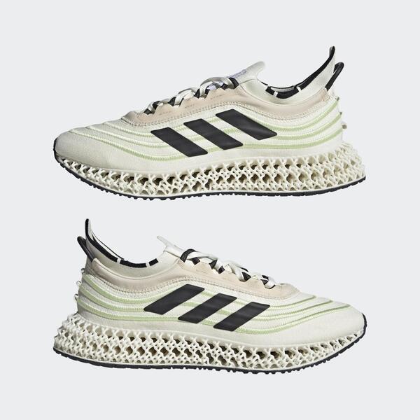 Adidas 4DFWD X Parley [GZ8625] 男 慢跑鞋 運動 專業 路跑 4D中底 襪套式 米 黑