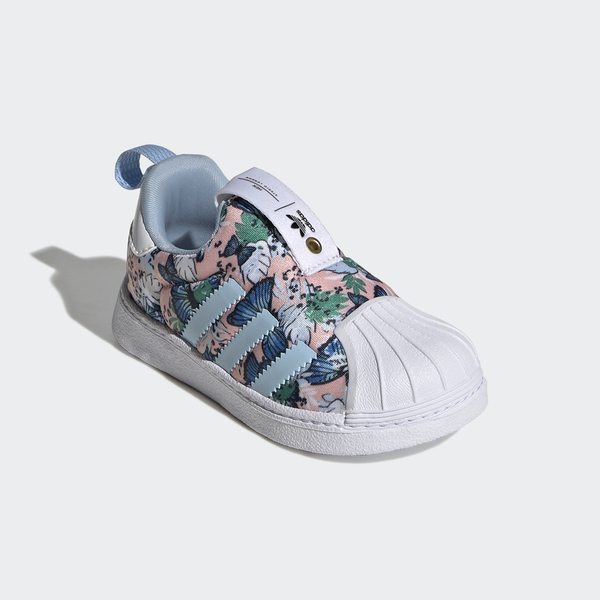 adidas阿迪达斯童三叶草儿童鞋新款男女婴童宝宝贝壳头经典软底板鞋迷彩粉一脚蹬休闲运动鞋婴童H05614 迷彩27码/脚长16cm/9-K【图片价格品牌报价】-京东