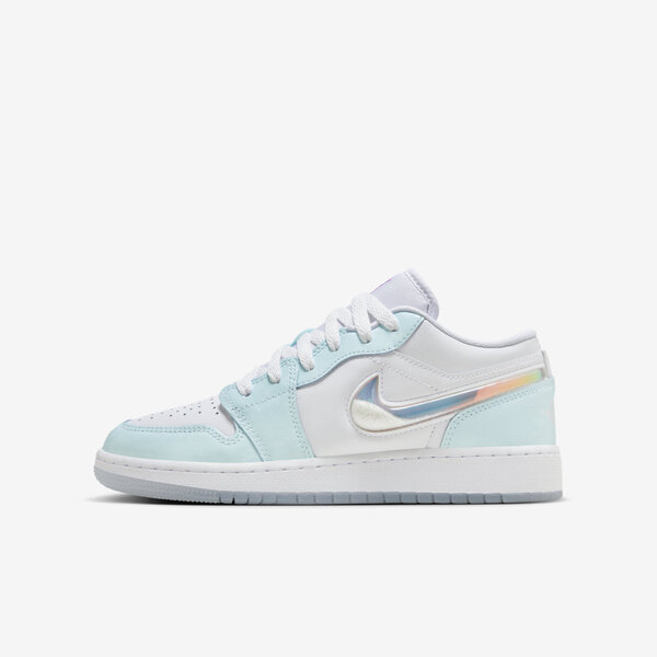 Nike Air Jordan 1 Low SE GS [HJ3481-491] Kids Casual Shoes Glacier
