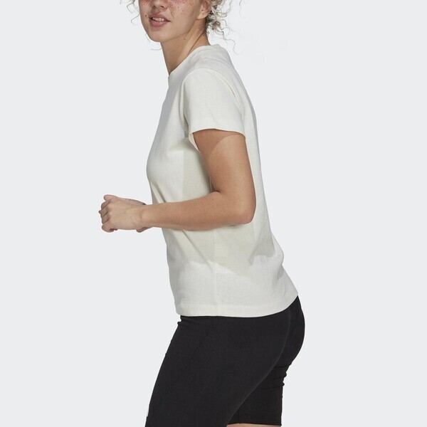 Adidas W New Clsc T [HP1590] 女 短袖 上衣 T恤 運動 休閒 舒適 重磅 棉質 愛迪達 白