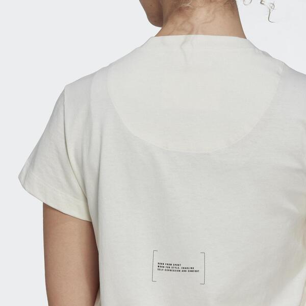 Adidas W New Clsc T [HP1590] 女 短袖 上衣 T恤 運動 休閒 舒適 重磅 棉質 愛迪達 白