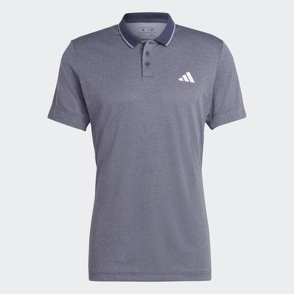 Adidas T Freelift Polo [HS3315] 男 POLO衫 短袖 上衣 亞洲版 網球 訓練 灰藍