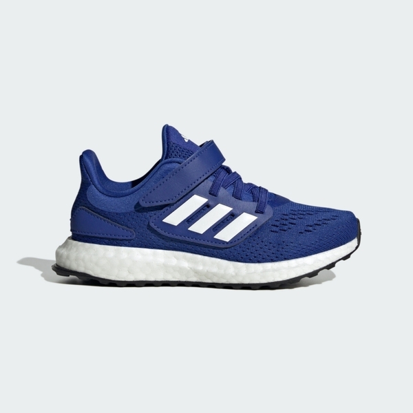 Adidas Pureboost C [ID8490] 中童 慢跑鞋 運動 休閒 魔鬼氈 緩震 透氣 耐磨 愛迪達 藍白