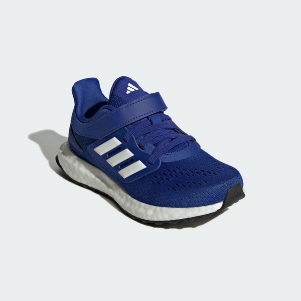 Adidas Pureboost C [ID8490] 中童 慢跑鞋 運動 休閒 魔鬼氈 緩震 透氣 耐磨 愛迪達 藍白