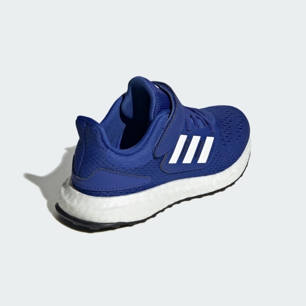 Adidas Pureboost C [ID8490] 中童 慢跑鞋 運動 休閒 魔鬼氈 緩震 透氣 耐磨 愛迪達 藍白