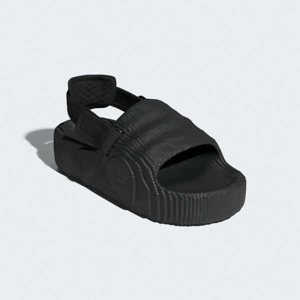 Adidas Adilette 22 XLG W [IE5649] 女 涼拖鞋 運動 休閒 可拆卸束帶 魔鬼氈 夏季 黑