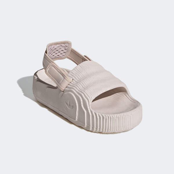 Adidas Adilette 22 XLG W [IE5651] 女 涼拖鞋 運動 休閒 可拆卸束帶 魔鬼氈 淺粉紅