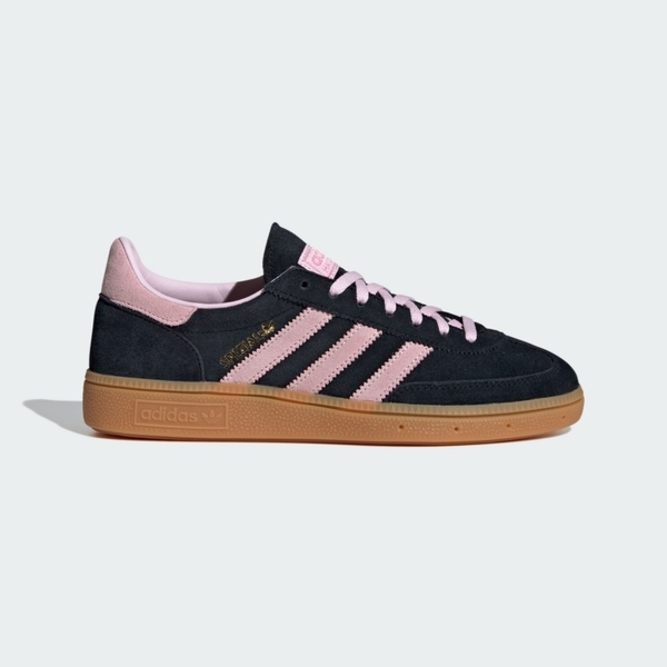 Adidas Handball Spezial W [IE5897] 女 休閒鞋 經典 復古 三葉草 麂皮 焦糖底 黑粉