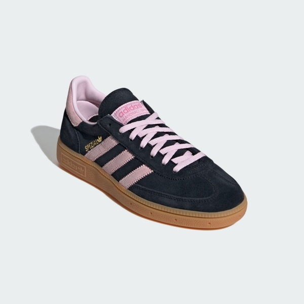 Adidas Handball Spezial W [IE5897] 女 休閒鞋 經典 復古 三葉草 麂皮 焦糖底 黑粉