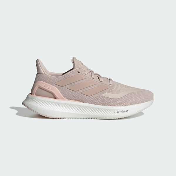 Adidas Pureboost 5 W [IF9203] 女 慢跑鞋 運動 路跑 反光 緩震 耐磨 奶茶