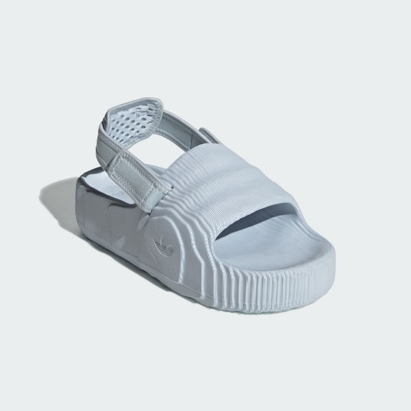 Adidas Adilette 22 XLG W [IF9490] 女 涼拖鞋 運動 休閒 可拆卸束帶 魔鬼氈 淺藍