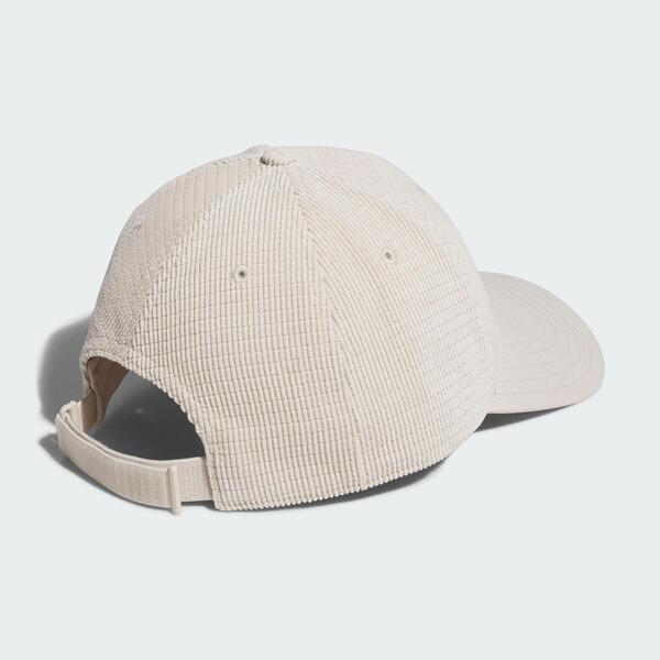 Adidas FL Q4 Cap [IK7310] 棒球帽 帽子 運動 休閒 燈芯絨 復古 低調 日常 米白