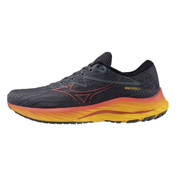 Mizuno Wave Rider 27 [J1GC230351] Men Running Shoes Grey