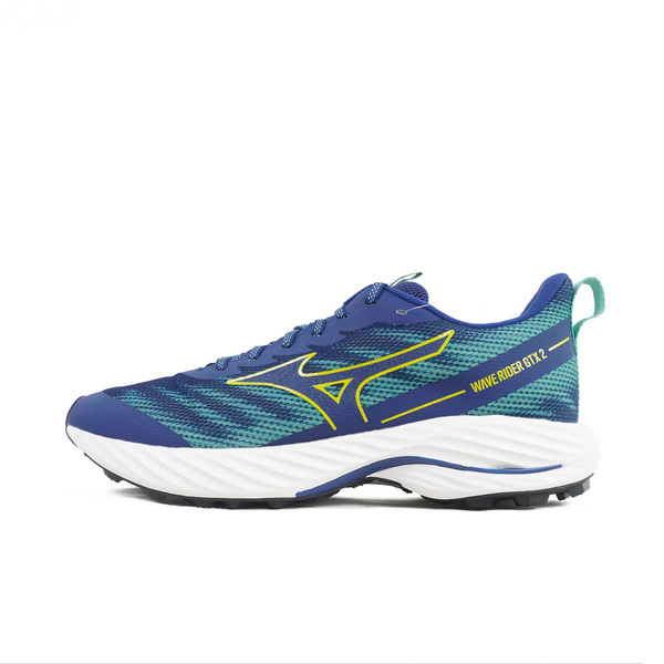 Mizuno Wave Rider Gtx 2 [J1GC247902] 男 慢跑鞋 運動鞋 防撥水 美津濃 藍綠