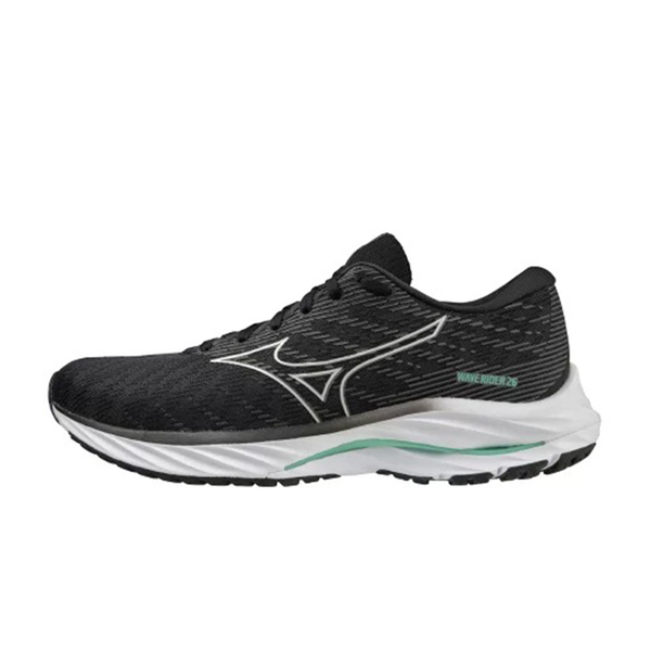 博客來-Mizuno Wave Rider 26 SW [J1GD220672] 女慢跑鞋運動路跑超寬楦