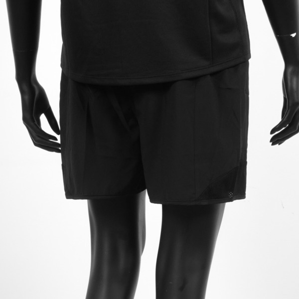 Mizuno [J2TB075509] 女 短褲 路跑 運動 休閒 舒適 透氣 彈性 雙層 內裡褲 黑