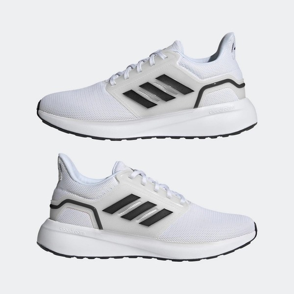 Adidas EQ19 Run [JR0248] 男 慢跑鞋 運動 休閒 緩震 透氣 耐磨 舒適 愛迪達 白黑