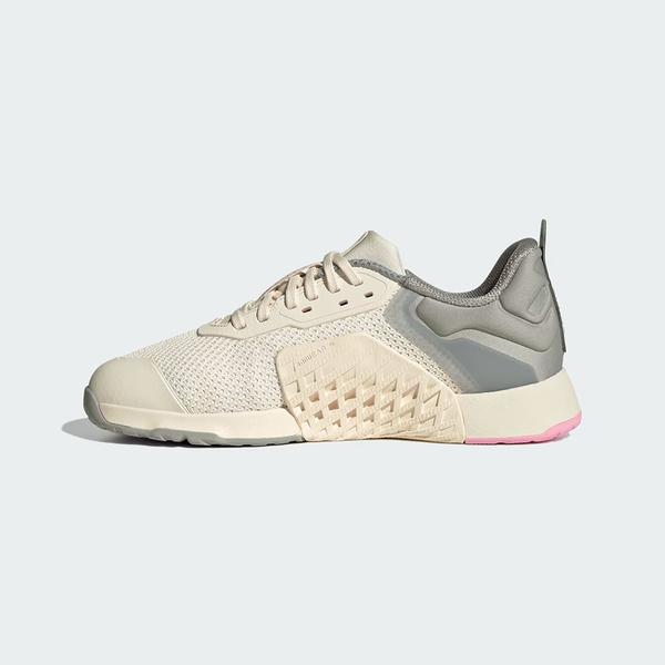 Adidas 愛迪達 Dropset 3 Trainer W [JR1678] 女 訓練鞋 運動鞋 穩定 米灰粉